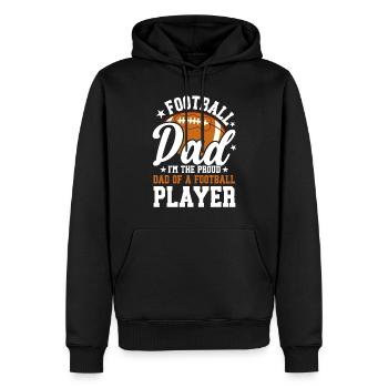 Soccer Dad Proud Soccer Dad Father's Day - Men’s Premium Organic Hoodie - black - Front - Nico (187cm)