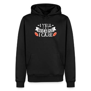 Soccer Dad Proud Soccer Dad Father's Day - Men’s Premium Organic Hoodie - black - Front - Nico (187cm)