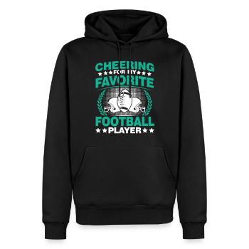 Soccer Dad Proud Soccer Dad Father's Day - Men’s Premium Organic Hoodie - black - Front - Nico (187cm)