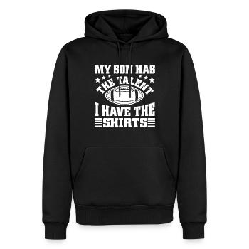 Soccer Dad Proud Soccer Dad Father's Day - Men’s Premium Organic Hoodie - black - Front - Nico (187cm)