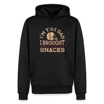 Soccer Dad Proud Soccer Dad Father's Day - Men’s Premium Organic Hoodie - black - Front - Nico (187cm)
