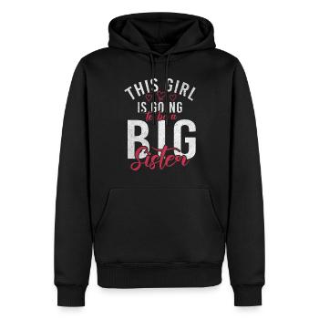 Sister Gifts - Männer Premium Bio Hoodie - Schwarz - Vorne - Nico (187cm)