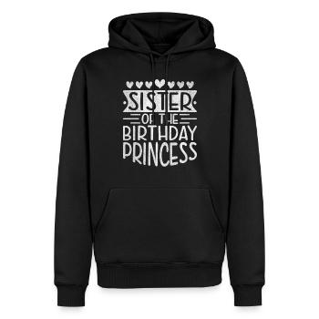 Sister Gifts - Männer Premium Bio Hoodie - Schwarz - Vorne - Nico (187cm)