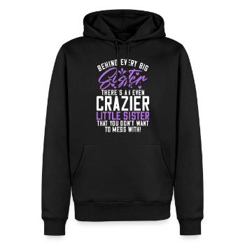 Sister Gifts - Männer Premium Bio Hoodie - Schwarz - Vorne - Nico (187cm)