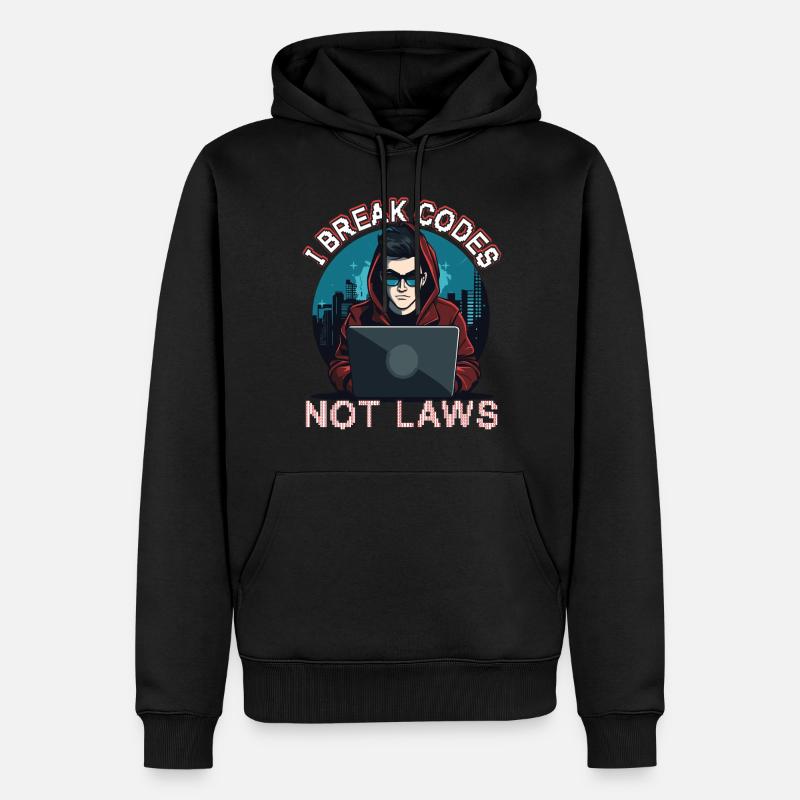 Ethischer Hacking -Analyst Ethische - Männer Premium Bio Hoodie - Schwarz