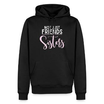 Sister Gifts - Männer Premium Bio Hoodie - Schwarz - Vorne - Nico (187cm)