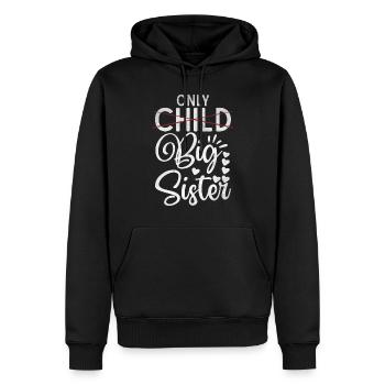 Sister Gifts - Männer Premium Bio Hoodie - Schwarz - Vorne - Nico (187cm)