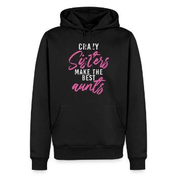 Sister Gifts - Männer Premium Bio Hoodie - Schwarz - Vorne - Nico (187cm)