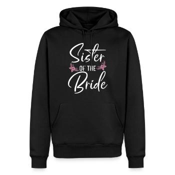 Sister Gifts - Männer Premium Bio Hoodie - Schwarz - Vorne - Nico (187cm)