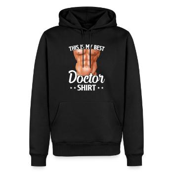 This Is My Best Doctor Shirt Funny Doctor Medical - Männer Premium Bio Hoodie - Schwarz - Vorne - Nico (187cm)