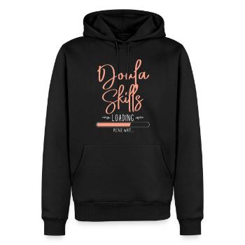 Doula Birth Worker Student Doula - Men’s Premium Organic Hoodie - black - Front - Nico (187cm)