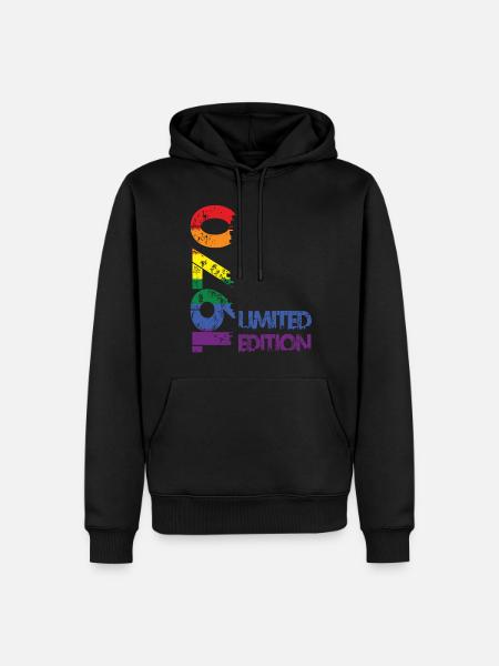 Édition limitée 1970 - Sweat à capuche Premium bio Homme - noir