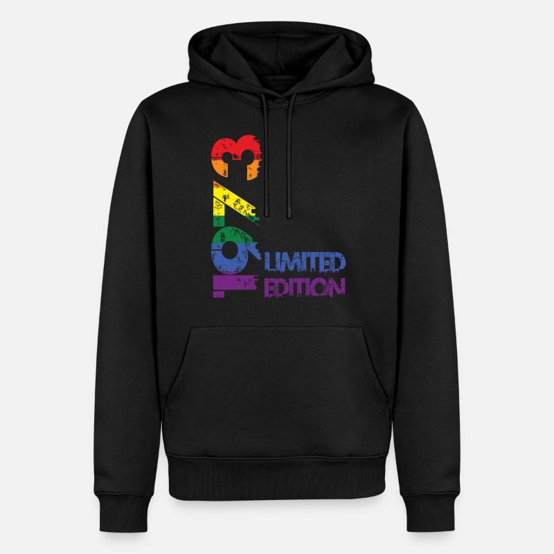 Édition limitée 1973 - Sweat à capuche Premium bio Homme - noir