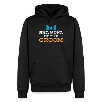 Grandpa Gifts - Männer Premium Bio Hoodie - Schwarz - Vorne - Nico (187cm)