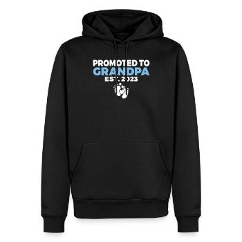 Grandpa Gifts - Männer Premium Bio Hoodie - Schwarz - Vorne - Nico (187cm)