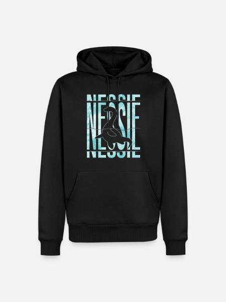 Nessie Loch Ness Monster - Men’s Premium Organic Hoodie - black