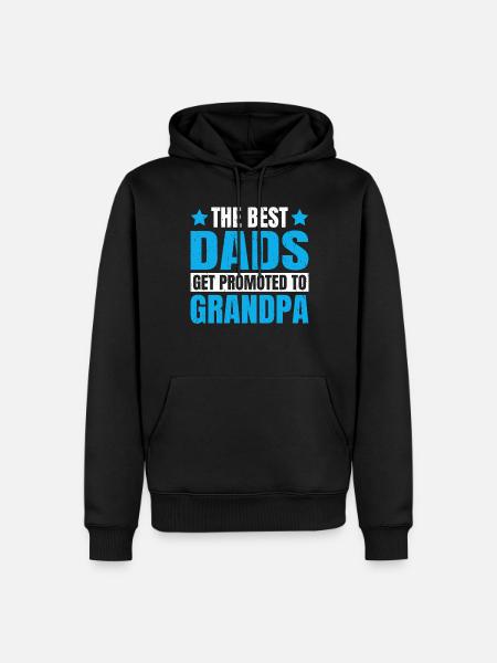 Grandpa Gifts - Männer Premium Bio Hoodie - Schwarz