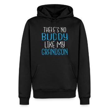 Grandpa Gifts - Männer Premium Bio Hoodie - Schwarz - Vorne - Nico (187cm)