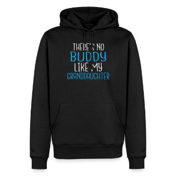 Grandpa Gifts - Männer Premium Bio Hoodie - Schwarz - Vorne - Nico (187cm)
