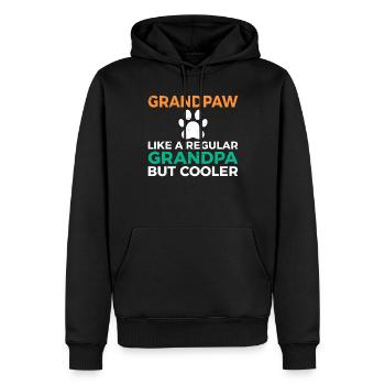 Grandpa Gifts - Männer Premium Bio Hoodie - Schwarz - Vorne - Nico (187cm)