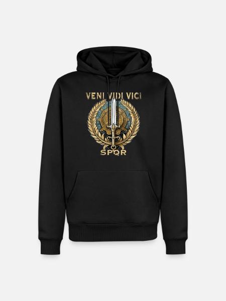 ROMA VENI VIDI VICI - Men’s Premium Organic Hoodie - black