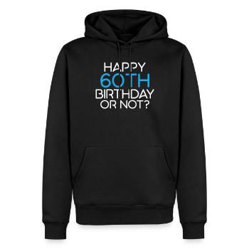 Grandpa Gifts - Männer Premium Bio Hoodie - Schwarz - Vorne - Nico (187cm)
