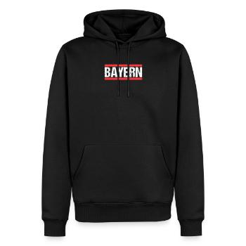 Bayer Bayerin Bayern - Männer Premium Bio Hoodie - Schwarz - Vorne - Nico (187cm)