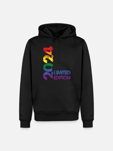 Édition limitée 2024 - Sweat à capuche Premium bio Homme - noir