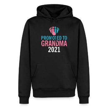 Grandma Gifts - Männer Premium Bio Hoodie - Schwarz - Vorne - Nico (187cm)