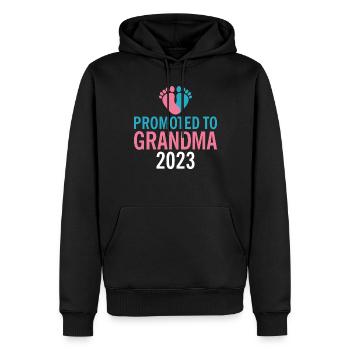 Grandma Gifts - Männer Premium Bio Hoodie - Schwarz - Vorne - Nico (187cm)