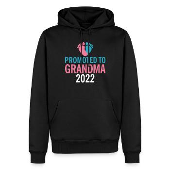 Grandma Gifts - Männer Premium Bio Hoodie - Schwarz - Vorne - Nico (187cm)