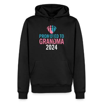 Grandma Gifts - Männer Premium Bio Hoodie - Schwarz - Vorne - Nico (187cm)