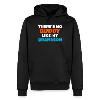 Grandma Gifts - Männer Premium Bio Hoodie - Schwarz - Vorne - Nico (187cm)