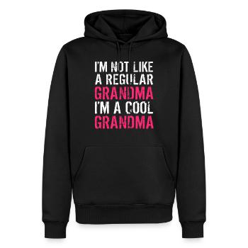 Grandma Gifts - Männer Premium Bio Hoodie - Schwarz - Vorne - Nico (187cm)