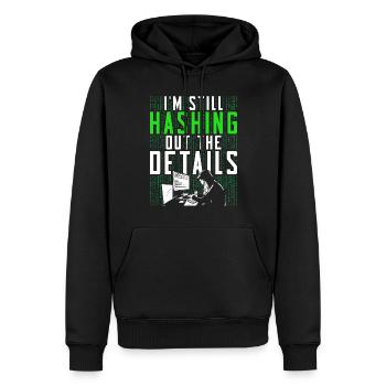 Ethical Hacker Ethischer Hacker - Männer Premium Bio Hoodie - Schwarz - Vorne - Nico (187cm)