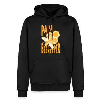 Bee Father Honey Beekeeper Father Beekeeper - Men’s Premium Organic Hoodie - black - Front - Nico (187cm)