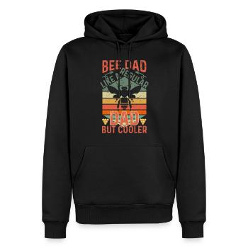 Bee Father Honey Beekeeper Father Beekeeper - Men’s Premium Organic Hoodie - black - Front - Nico (187cm)