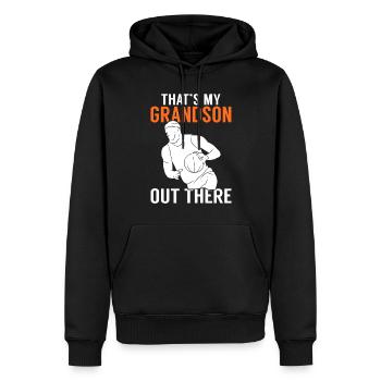 Grandma Gifts - Männer Premium Bio Hoodie - Schwarz - Vorne - Nico (187cm)