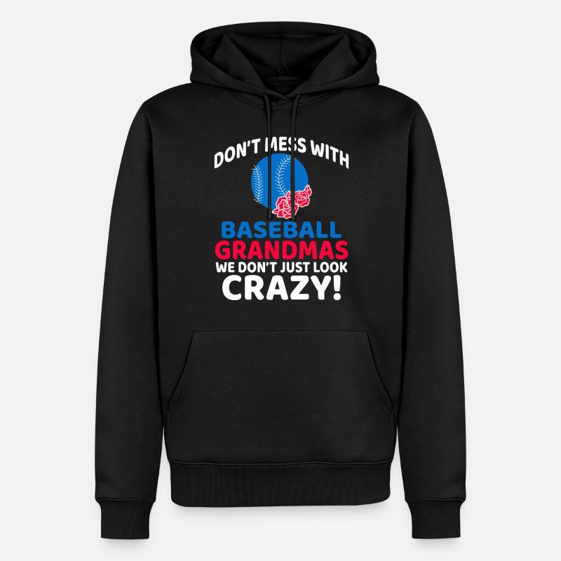 Cadeaux grand-mère - Sweat à capuche Premium bio Homme - noir