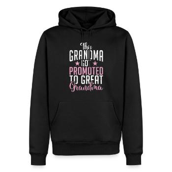 Great Grandma Gifts - Männer Premium Bio Hoodie - Schwarz - Vorne - Nico (187cm)