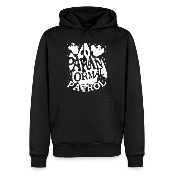 Paranormal Patrol Ghost Investigator cadeaux - Sweat à capuche Premium bio Homme - noir - Devant - Nico (187cm)
