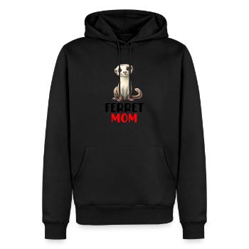 ferret mom - Männer Premium Bio Hoodie - Schwarz - Vorne - Nico (187cm)