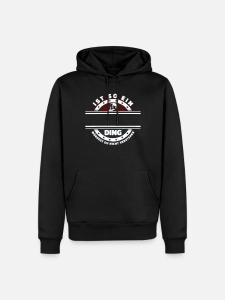 Ist So Ein Name Ding Personalisiert Namen Geschenk - Männer Premium Bio Hoodie - Schwarz