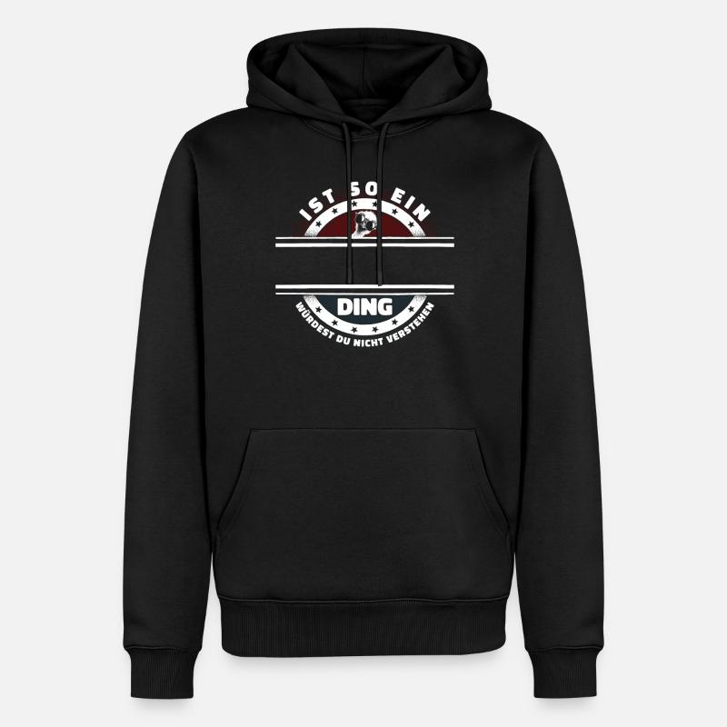 Ist So Ein Name Ding Personalisiert Namen Geschenk - Männer Premium Bio Hoodie - Schwarz