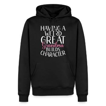 Great Grandma Gifts - Männer Premium Bio Hoodie - Schwarz - Vorne - Nico (187cm)