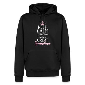 Great Grandma Gifts - Männer Premium Bio Hoodie - Schwarz - Vorne - Nico (187cm)