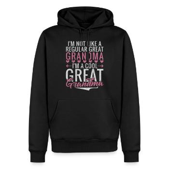 Great Grandma Gifts - Männer Premium Bio Hoodie - Schwarz - Vorne - Nico (187cm)