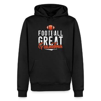 Great Grandma Gifts - Men’s Premium Organic Hoodie - black - Front - Nico (187cm)