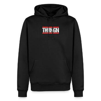 Thüringer Thüringerin Thüringen - Männer Premium Bio Hoodie - Schwarz - Vorne - Nico (187cm)