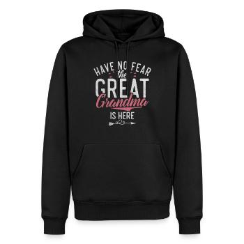 Great Grandma Gifts - Männer Premium Bio Hoodie - Schwarz - Vorne - Nico (187cm)